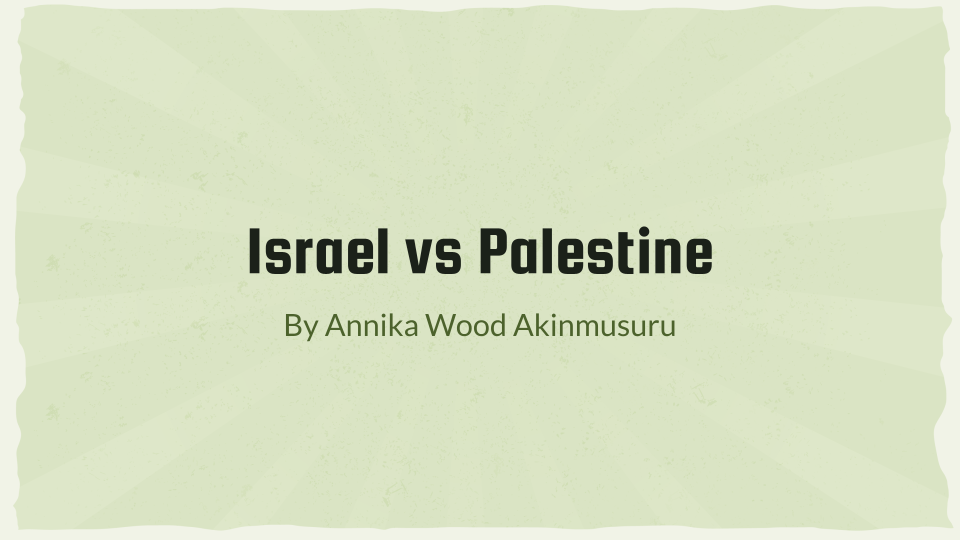 Israel vs Palestine